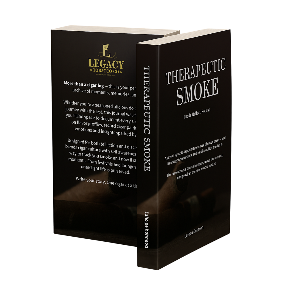 Therapeutic Smoke: Inhale. Reflect. Repeat - A Guide to Slowing Down and Savoring Life, One Draw at a Time